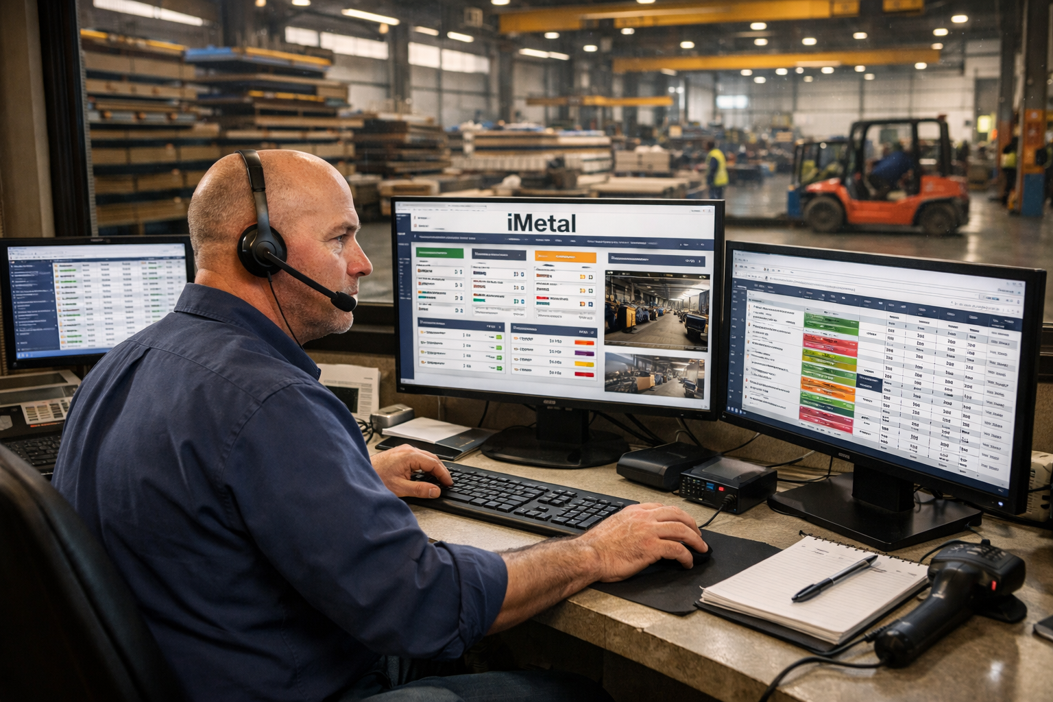 Operational Control in Metal Distribution Facility