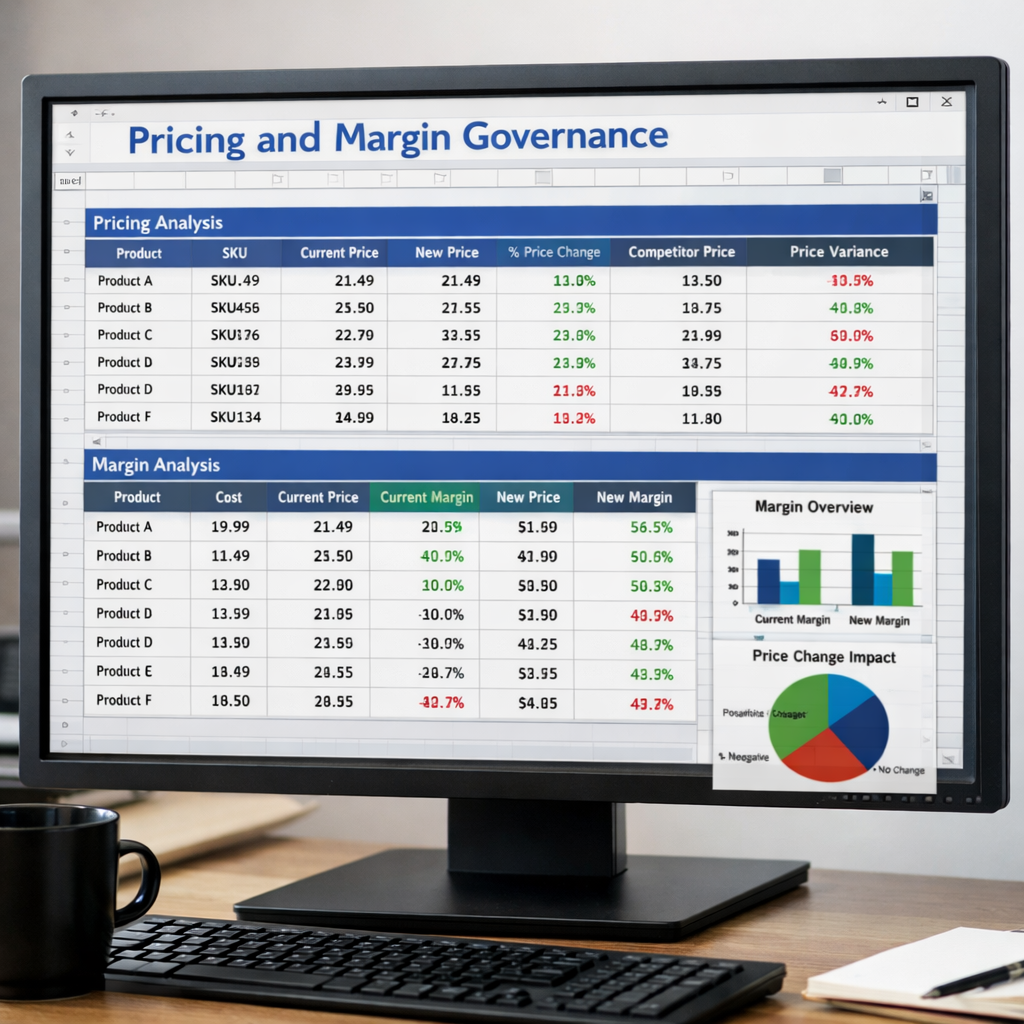 Pricing and Margin Governance on Spreadsheet Screen-1