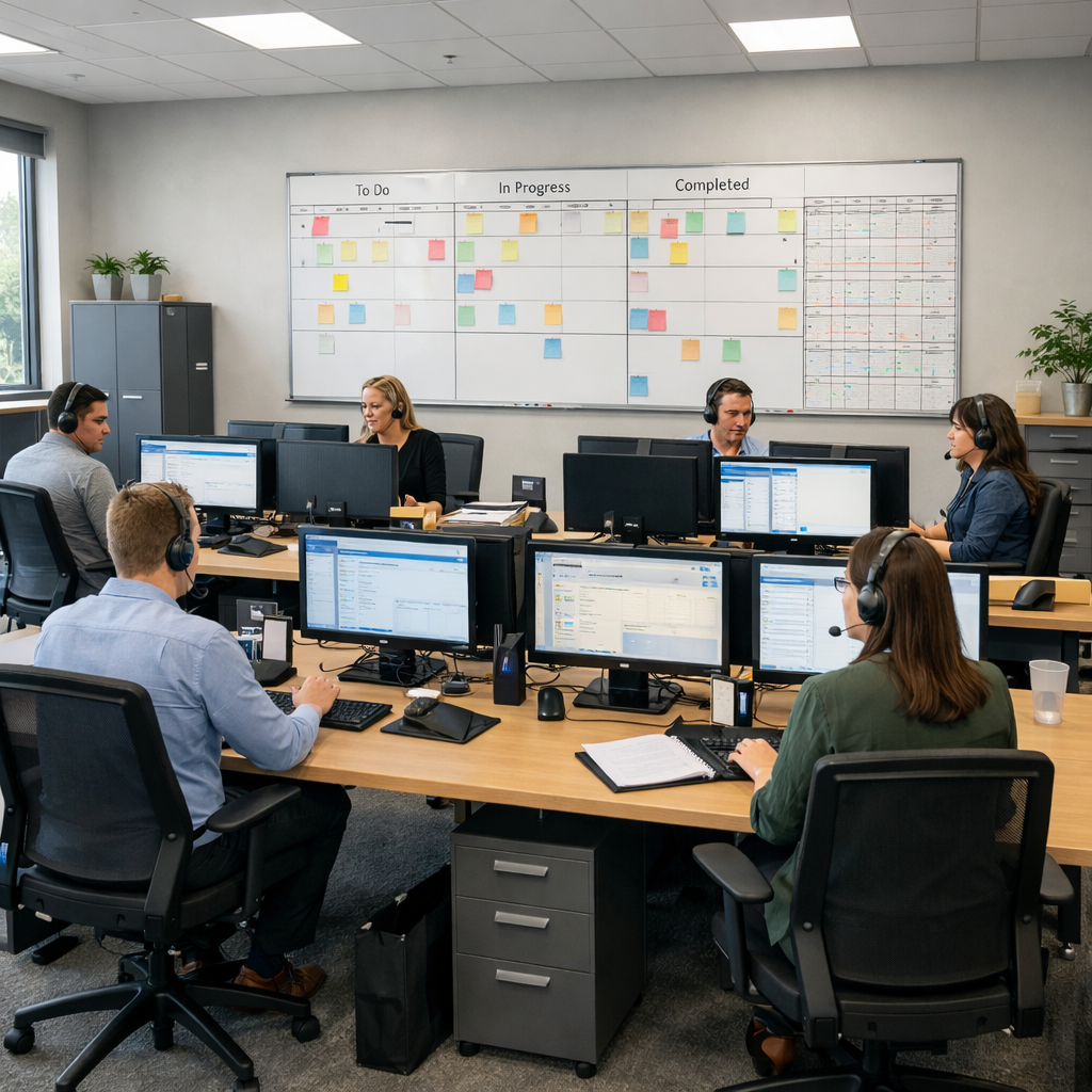 Smart Office with Operators on Phones-1